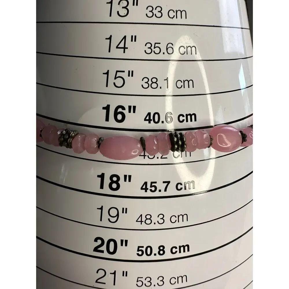 Pink Beaded Necklace